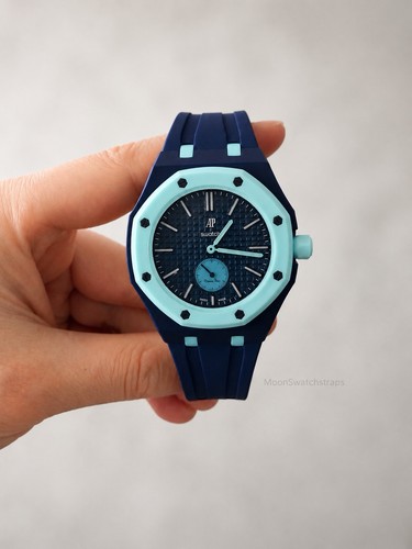 Cinturino navy per - swatch, ap