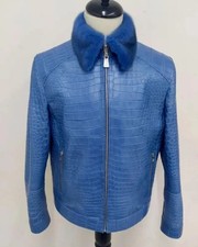 Cappotto uomo blu coccodrillo