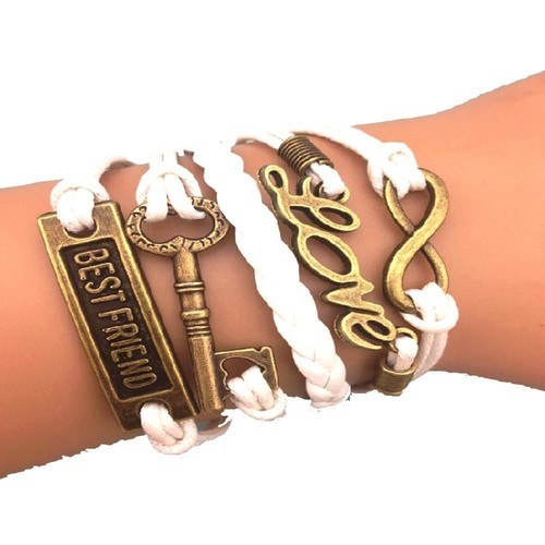 Bracciale infinito love - bracciale, chiave