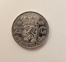 Vintage Moneta Olanda 2 1/2