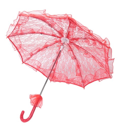 Lace ombrellino ombrello rosso - ombrello,