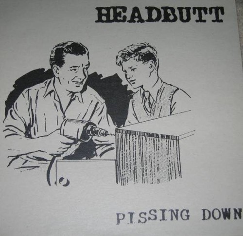 Headbutt pissing down - pissing,