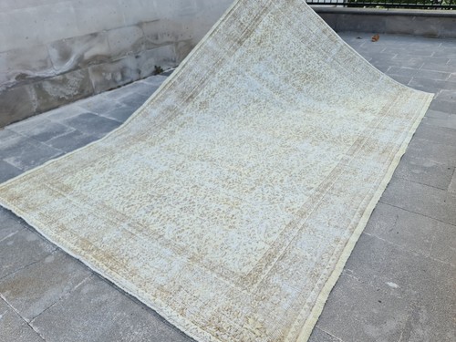 Tappeto vintage turco oushak - vintage,