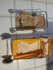 Passeggino per bambola in ferro e stoffa impermeabile,     , giocattolo, vintage