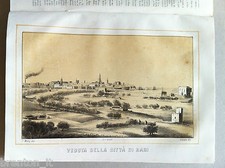 TERRA DI BARI CIRELLI REGNO DELLE DUE SICILIE RARISSIMA VEDUTA