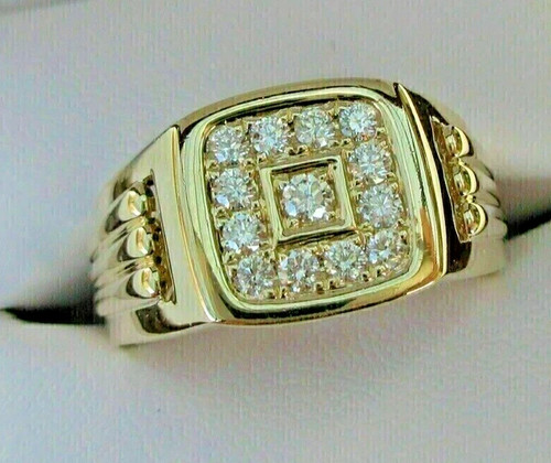 Anello uomo mignolo moissanite