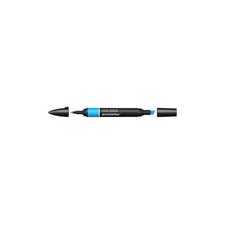Pennarelli Winsor&Newton Promarker doppia punta fine-larga - cyan C847 - 0203351