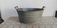 TINOZZA BACINELLA MASTELLO IN FERRO ZINCATO ANNI 50/60 - VINTAGE - NO PERDITE -