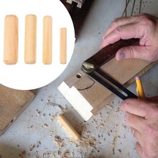  Connettore per albero in legno a cuneo con chiodi in legno per zattera rotonda