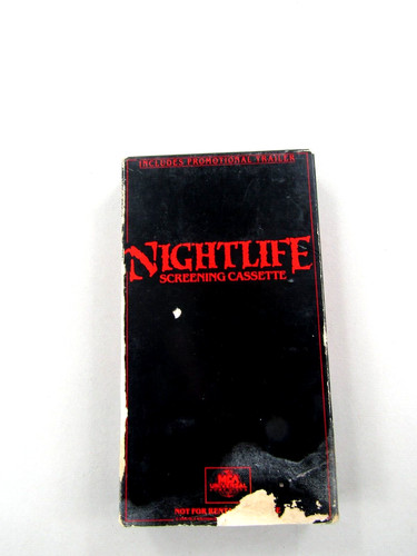 Nightlife vhs screening - vhs,