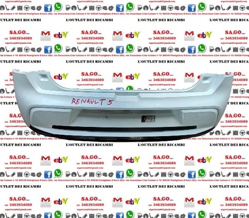Paraurti posteriore renault - paraurti,