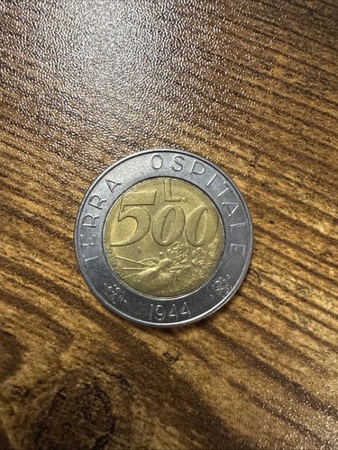 Moneta 500 lire 1991 - moneta,