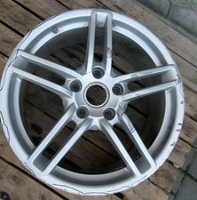1x Cerchio in Lega 19 Pollici 11.0" 5x130 69ET 99136214602 Porsche Rim Wheel