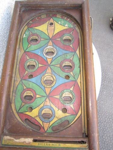 Jouet flipper bois foire - jouet,