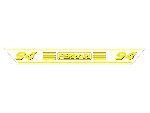 Adesivi trattore ferrari - ferrari, 94