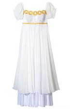 Abito cosplay Sailor Moon Princess Serenity lunghezza intera bianco poliestere usato 44.