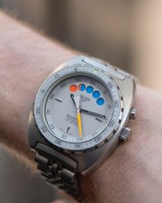 Heuer 134.603 Regatta Grey PVD