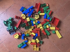 Lotto Lego Duplo + Veicoli Usati Circa 90 Pezzi