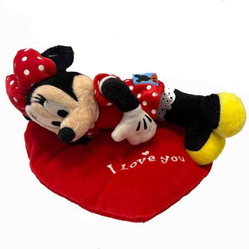 Peluche cuore minnie love - minnie, i