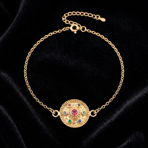 Bracciale bizantino argento - bracciale,