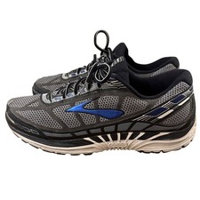 Brooks Dyad 8 Scarpe da Corsa Uomo Taglia 12 4E Grigio/Nero/Blu Resistenti Ammortizzazione P