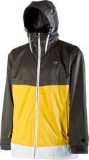 Nitro Redux Shell Snowboard Jacket, Men's Large, Flint / Yellow / White New