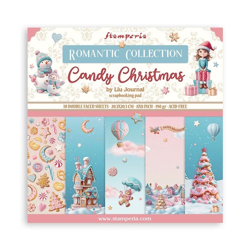 Blocco carte scrap candy - blocco,