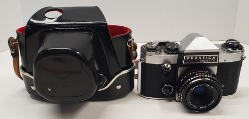 Vintage praktica super - tl, film