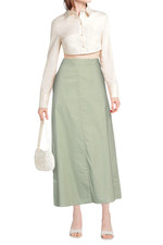 Gonna lunga verde donna