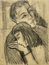 Disegno Giovane Coppia Uomo E