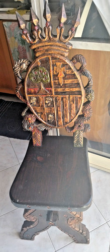 Antica sedia spagnola - antica,