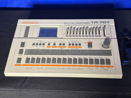 Roland 707 midi rhythm - tr-707,