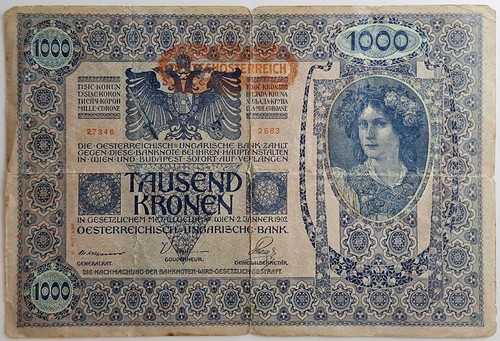 1000 kronen 1919 austria - 1919,