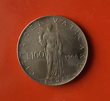100 lire 1964 vaticano rn089 - 1964, [rn089]