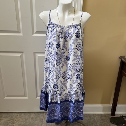 Cami bloom sun dress blue - dress, and