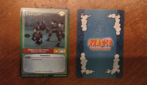 Naruto card game esercito - card,