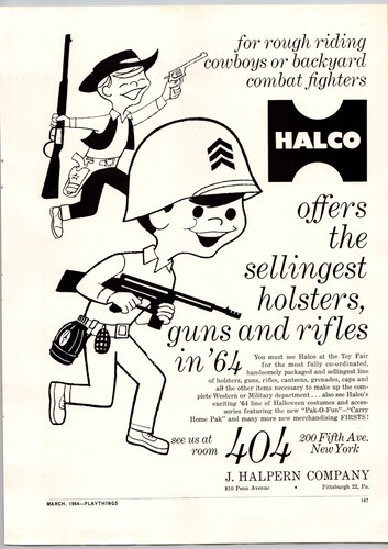 Holco 1964 giocattolo vintage