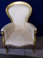 POLTRONA  LACCATA COLORE ORO
