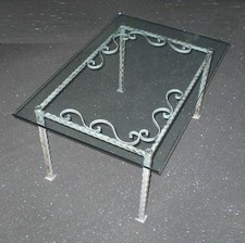 TAVOLINO DESIGN FERRO BATTUTO