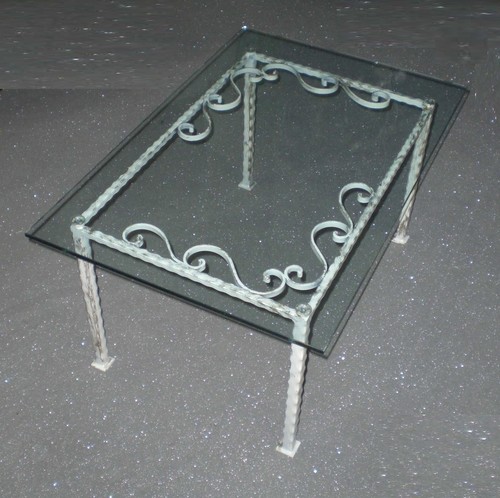 Tavolino design ferro battuto - tavolino,