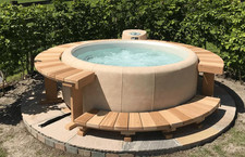 Panchina rotonda per piscine Softub (da montare)