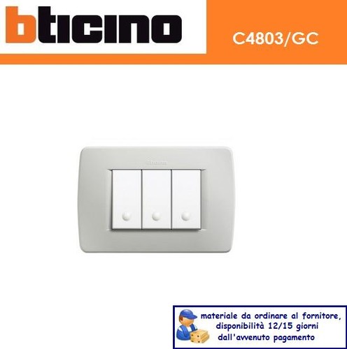 Placca posti bticino luna - placca,