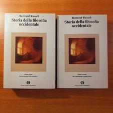 Storia della filosofia occidentale - Bertrand Russell - Mondadori. 2 Volumi