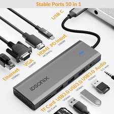 Adattatore Hub USB C 6/8/10