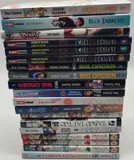 LOTTO DI 75 MANGA MISTI PARI AL NUOVO  SOLO IN BLOCCO  [W9]