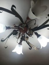 2 lampadari usati per cucina,sala o camere da letto 