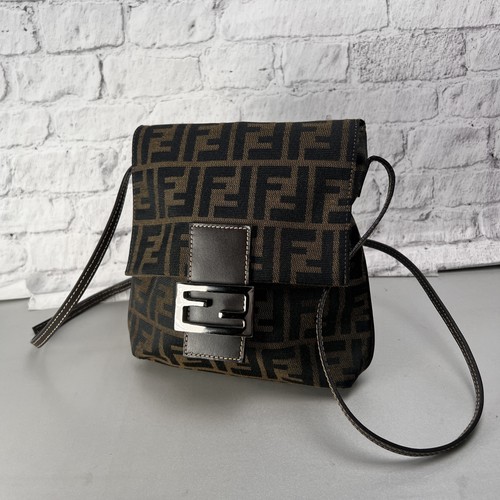 Borsa tracolla fendi marrone - tracolla,