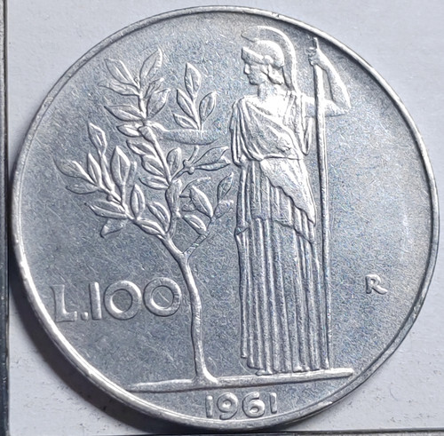 100 lire 1961 italie italy - 100,
