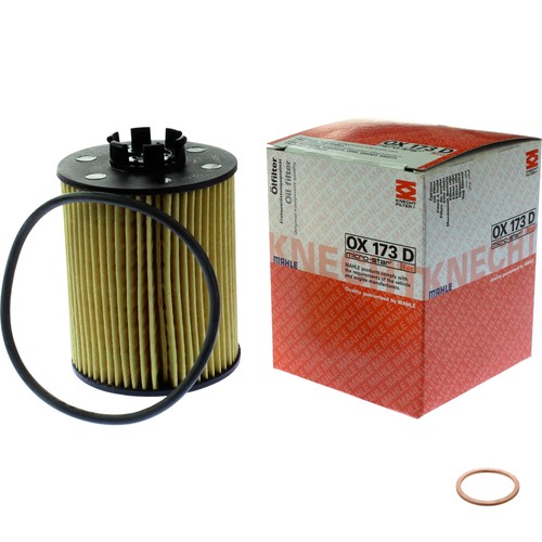 Filtro olio mahle con anello - con,