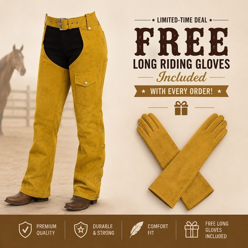 Handmade suede western riding - handmade,